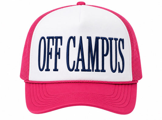 “Off Campus” foam trucker hat