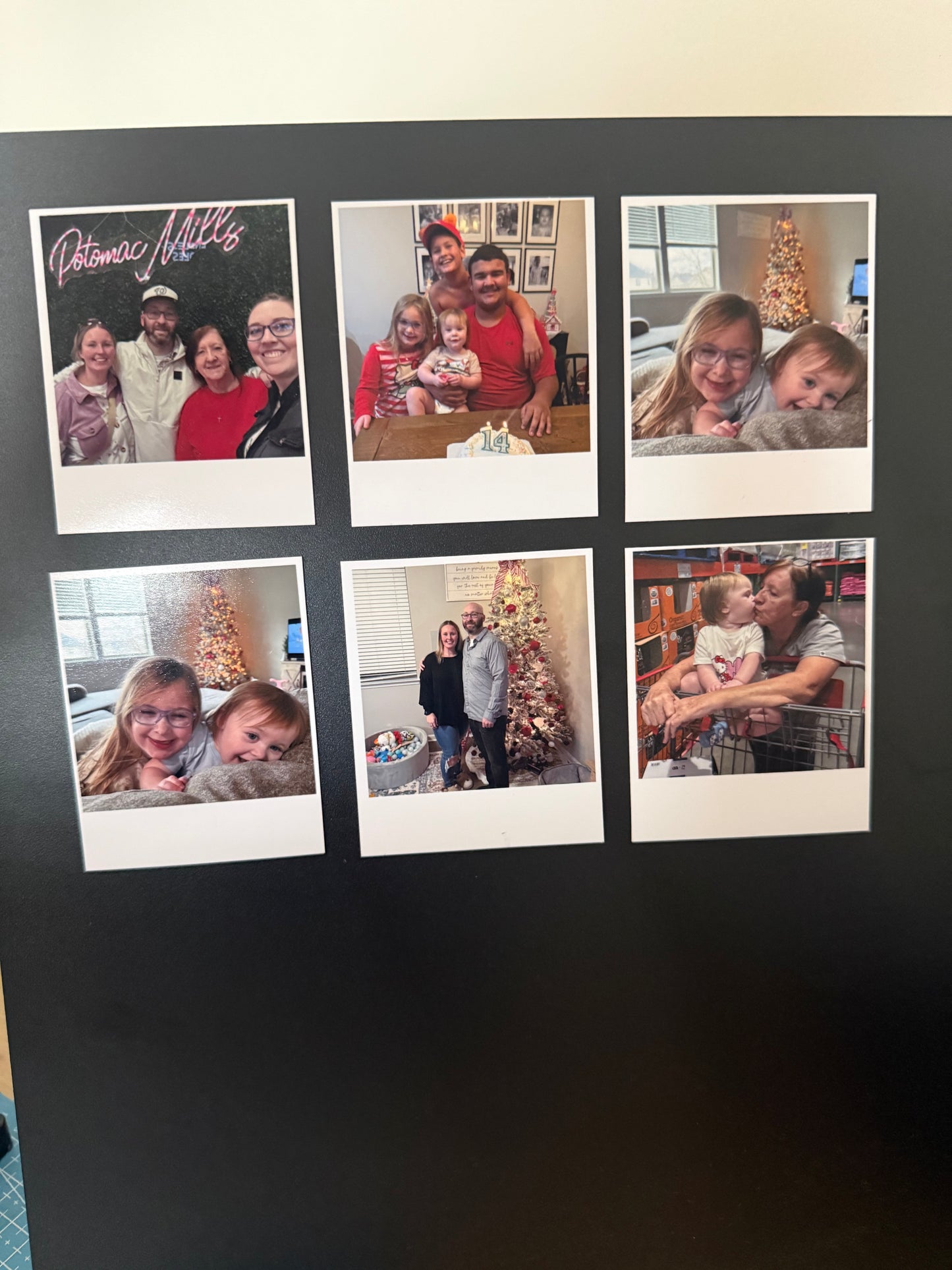 12pk Polaroid Magnets Custom Made Photo Magnets for Refrigerator Decor Personalized Family Photos