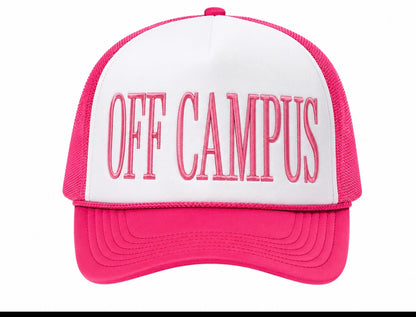 “Off Campus” foam trucker hat
