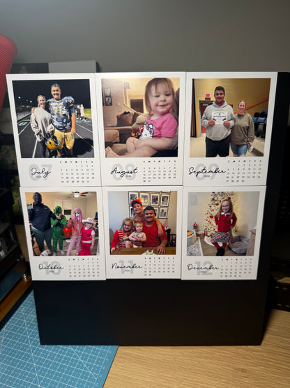 Mini Photo Magnet Calendar 2026