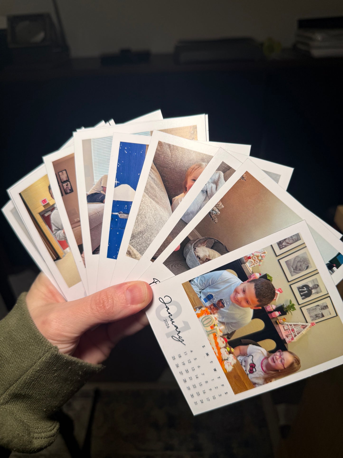 Mini Photo Magnet Calendar 2026