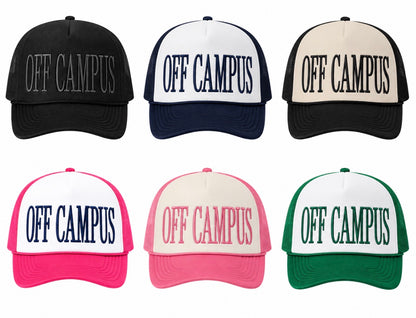 “Off Campus” foam trucker hat