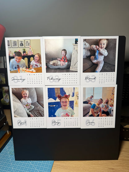 Mini Photo Magnet Calendar 2026